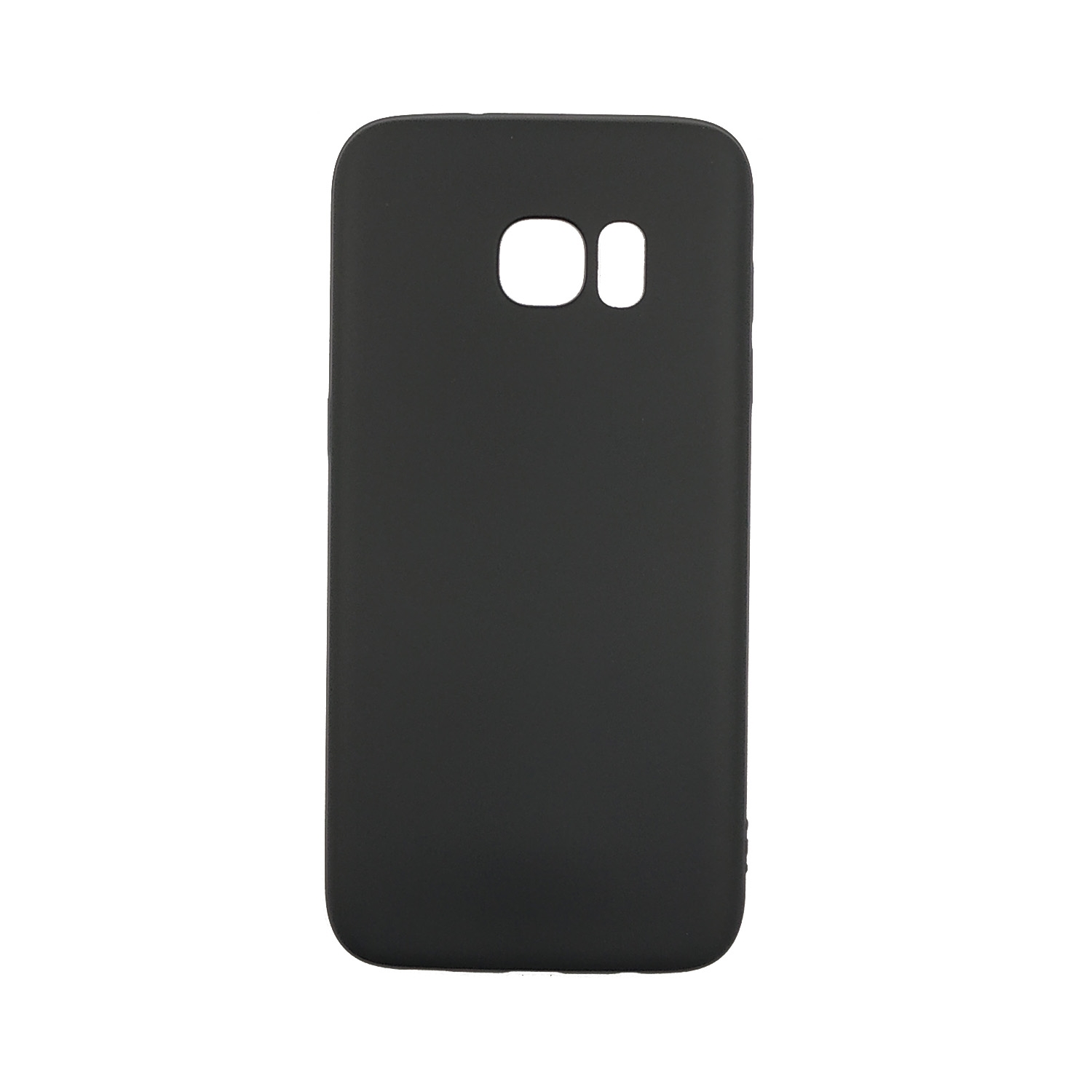 Θήκη Πλάτης Σιλικόνης για Samsung G935F Galaxy S7 Edge - Χρώμα: Μαύρο