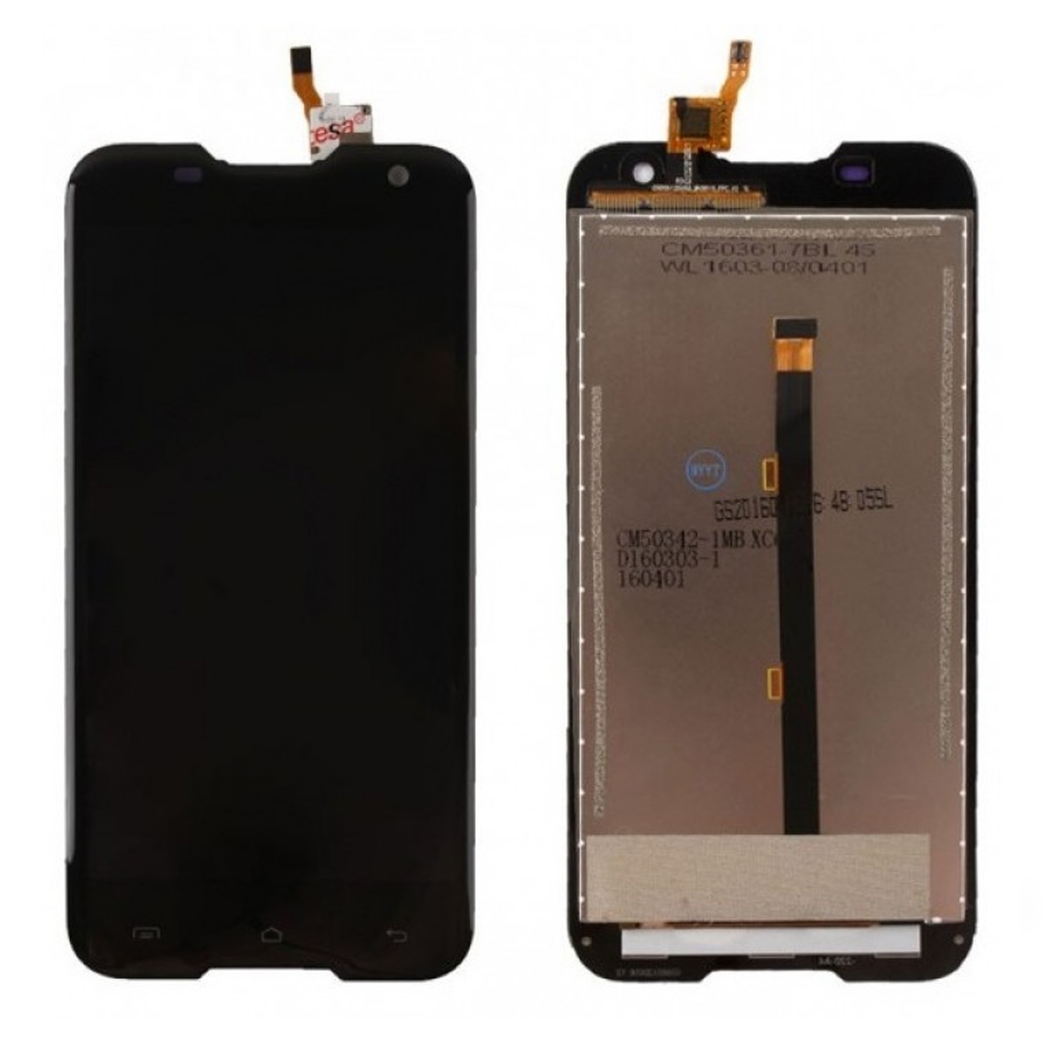 OEM Οθόνη LCD με Μηχανισμό Αφής για Blackview BV5000 - Μαύρο