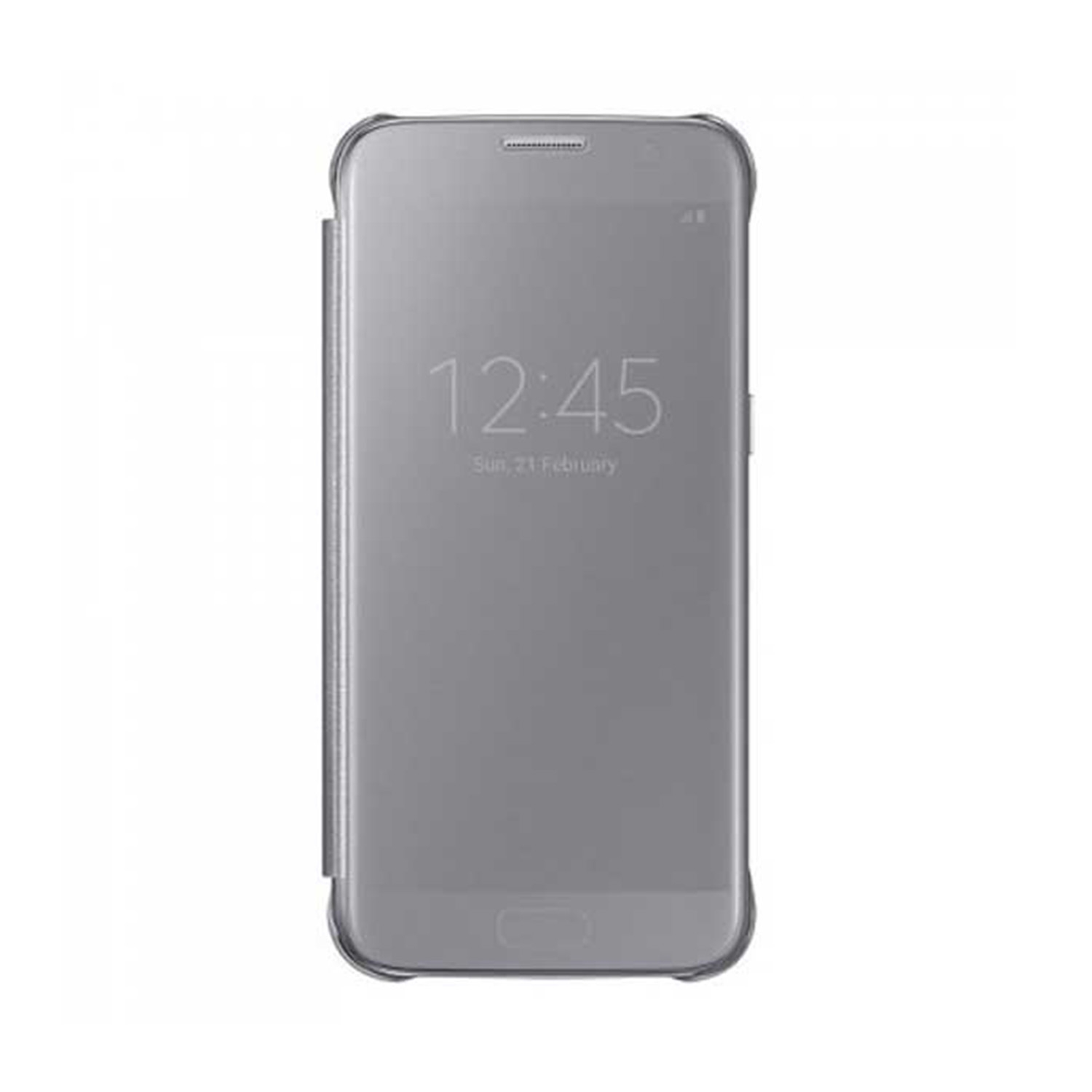 Θήκη Clear View για Samsung G950F Galaxy S8 - Χρώμα: Ασημί