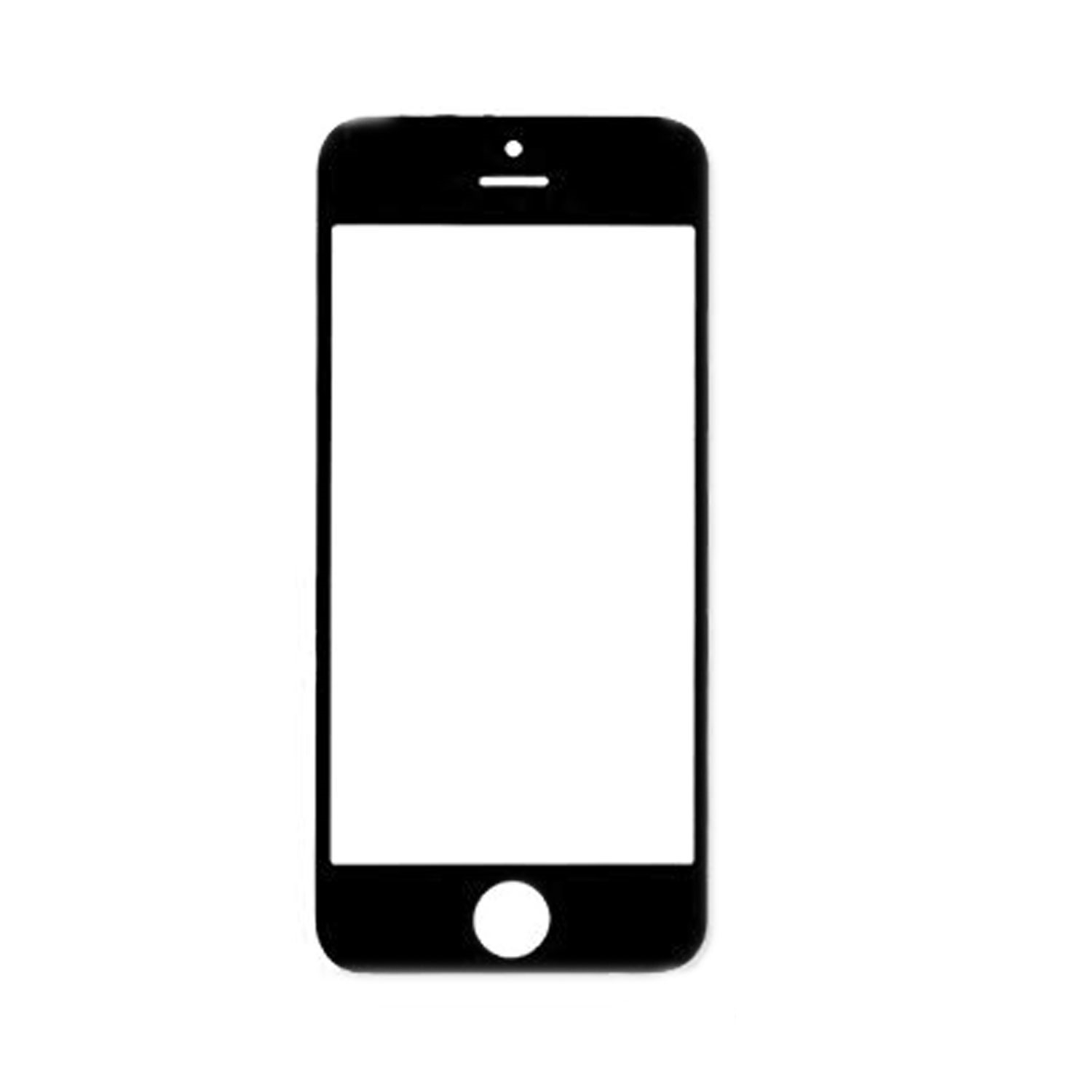 Τζαμάκι οθόνης Lens για το iPhone 7/8 - Χρώμα: Μαύρο