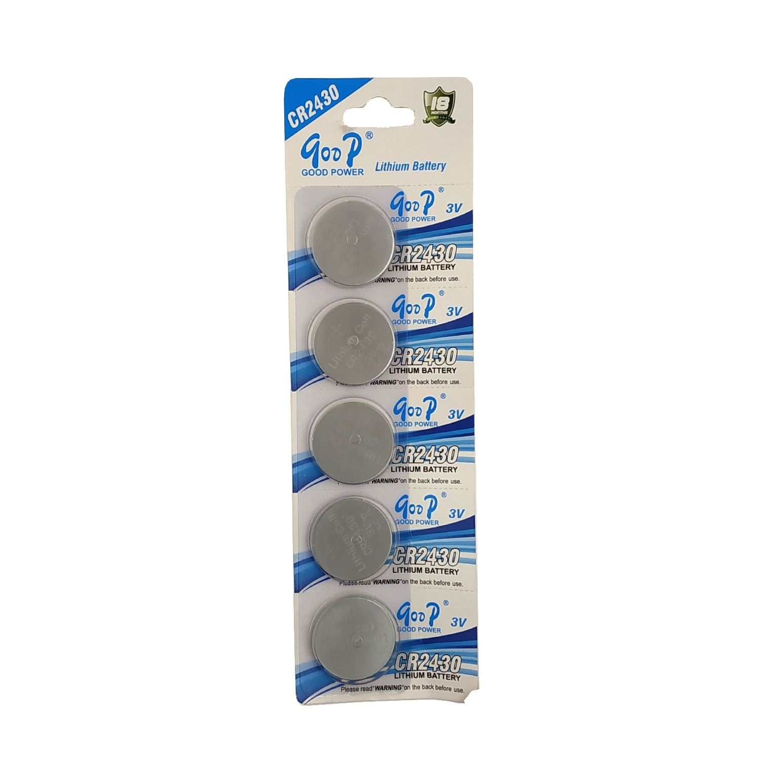 Μπαταρίες Buttoncell Goop 3V - CR2430 (5 τμχ)