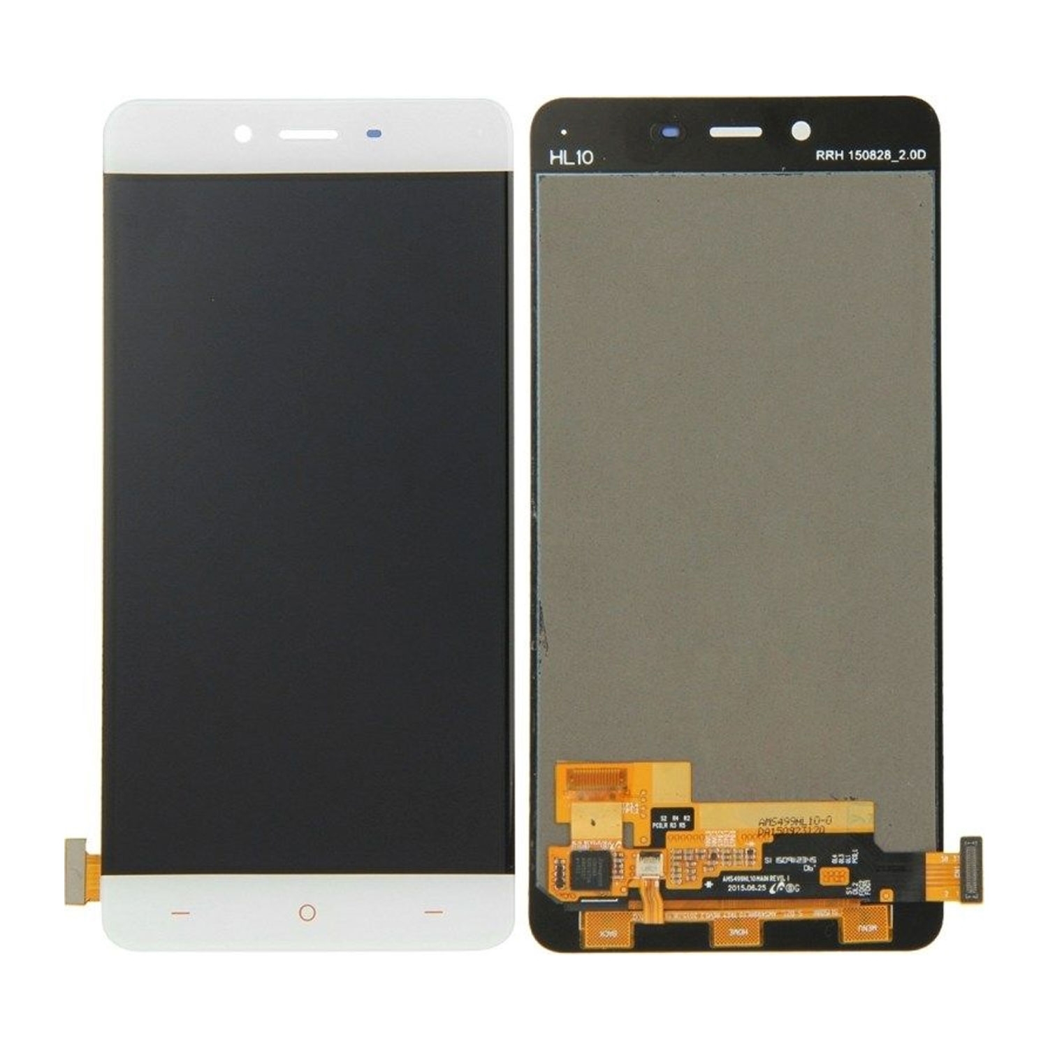 Οθόνη LCD με Μηχανισμό Αφής για OnePlus X E1003 - Χρώμα: Λευκό