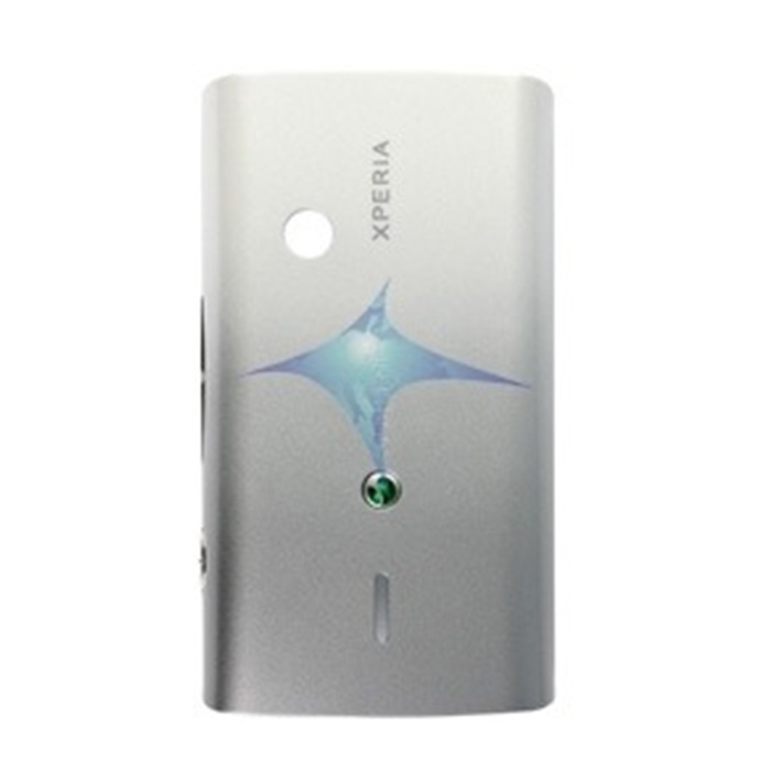 Sony Ericsson X8 E15i Batterycover - Χρώμα: Λευκό/Ασημί