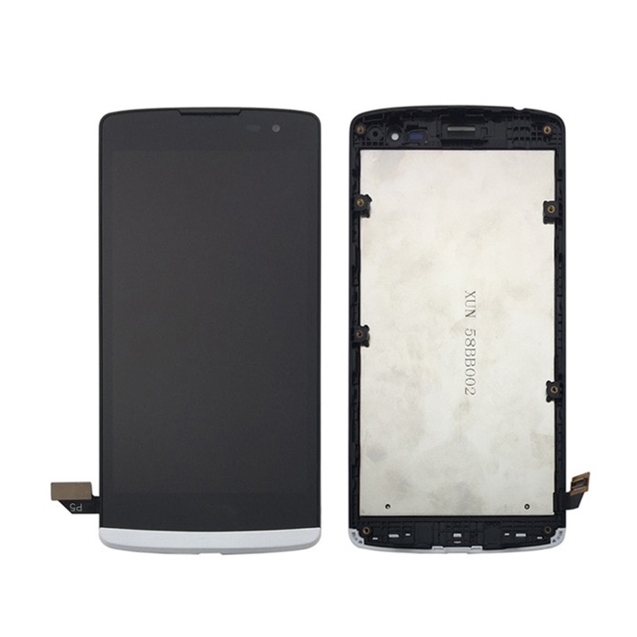 Οθόνη LCD με Μηχανισμό Αφής και Πλαίσιο για LG H320 H340 Leon - Χρώμα: Λευκό