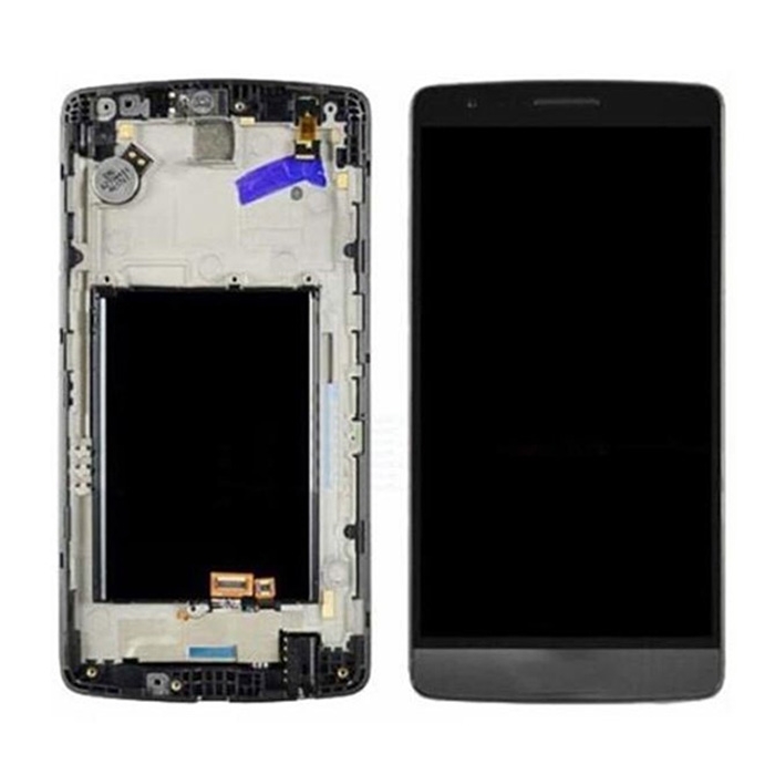 Οθόνη LCD με Μηχανισμό Αφής και Πλαίσιο για LG G3 D855 - Χρώμα: Μαύρο
