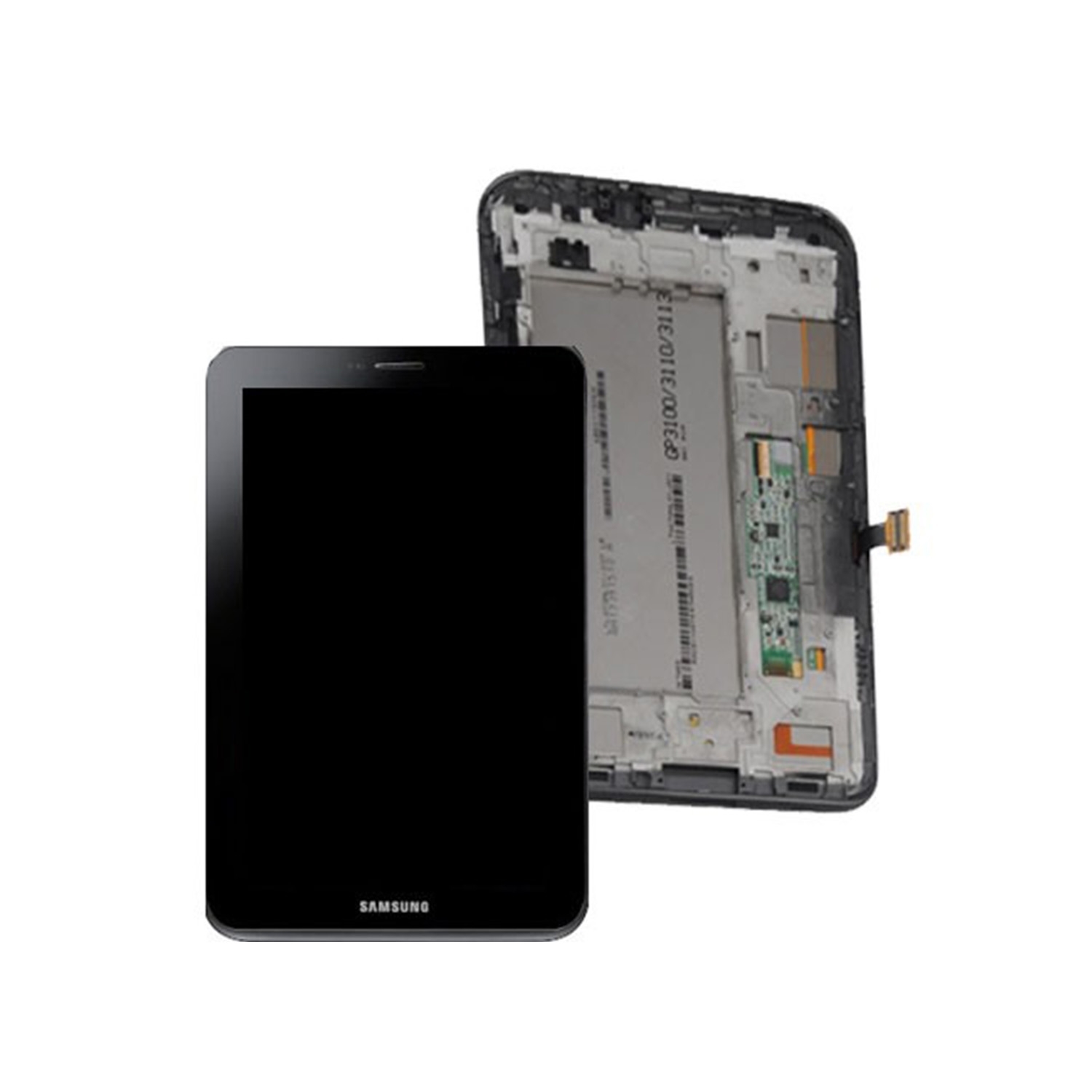 Οθόνη LCD με Μηχανισμό Αφής για Samsung Galaxy Tab 2 7.0 P3100/P3110 - Χρώμα: Μαύρο
