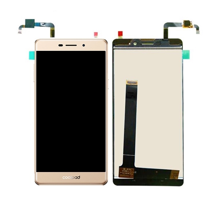 Οθόνη LCD με Μηχανισμό Αφής για Coolpad E502 Modena 2 - Χρώμα: Χρυσό
