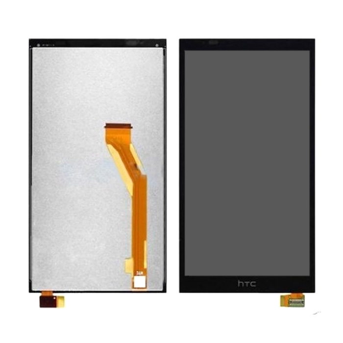 Οθόνη LCD με Μηχανισμό Αφής για HTC Desire 816 (Χρυσή Καλωδιοταινία) - Χρώμα: Μαύρο