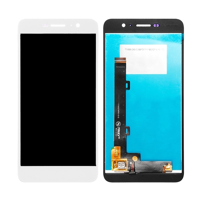 Οθόνη LCD με Μηχανισμό Αφής για Huawei Y6 Pro - Χρώμα: Λευκό