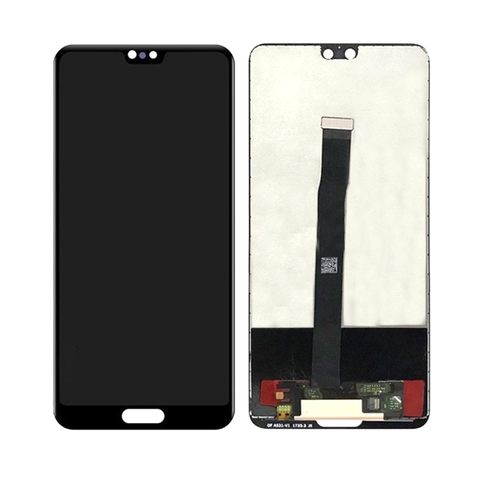 OEM Οθόνη LCD με Μηχανισμό Αφής για Huawei P20 - Χρώμα: Μαύρο