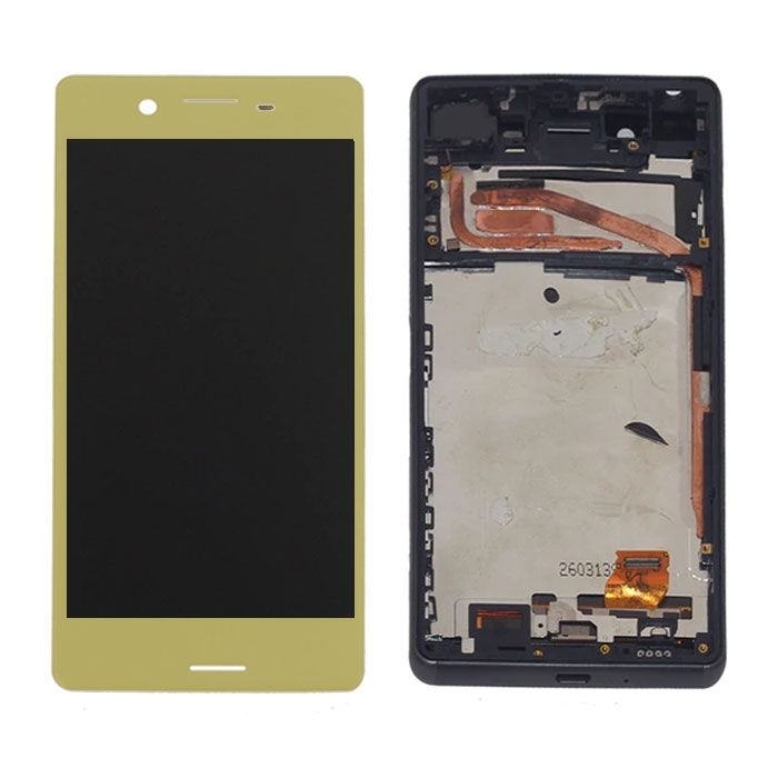 Οθόνη LCD με Μηχανισμό Αφής και Πλαίσιο για Sony Xperia X ( F5121) - Χρώμα: Χρυσό