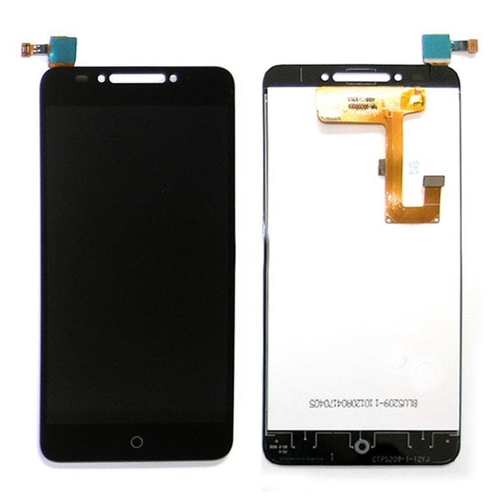 Οθόνη LCD με Μηχανισμό Αφής για Alcatel  A5 5085D - Χρώμα: Μαύρο