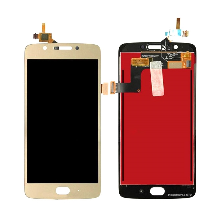 Οθόνη LCD με Μηχανισμό Αφής για Motorola Moto G5 XT1670 / XT1671 / XT1672 / XT1675 - Χρώμα: Χρυσό