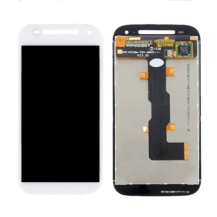 Οθόνη LCD με Μηχανισμό Αφής για Motorola Moto E2 XT1524 - Χρώμα: Λευκό