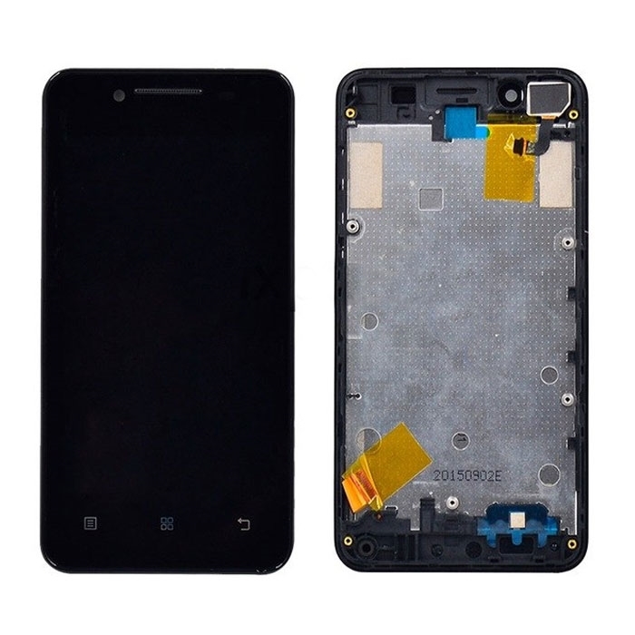 Οθόνη LCD με Μηχανισμό Αφής και Πλαίσιο για Lenovo A319 - Χρώμα: Μαύρο