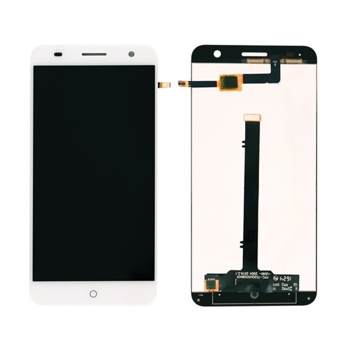 OEM Οθόνη LCD με Μηχανισμό Αφής για ZTE Blade V7 - Χρώμα: Λευκό