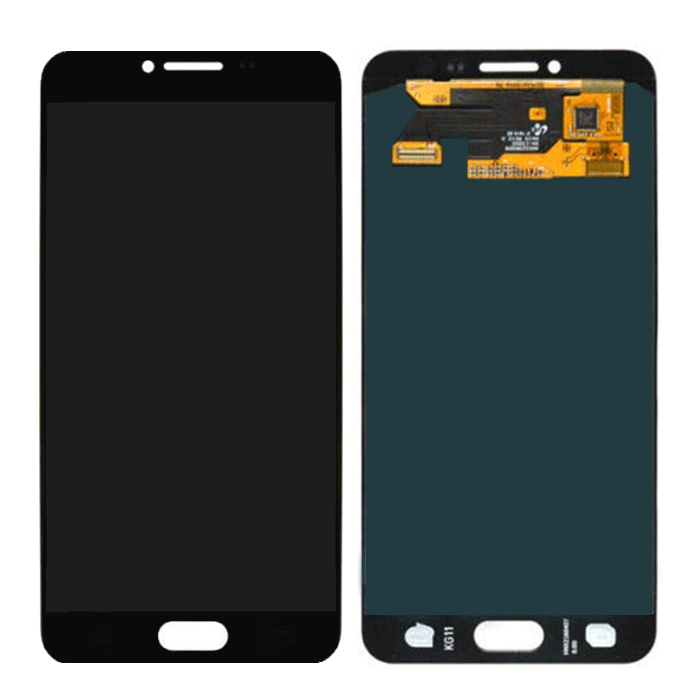 OLED Οθόνη LCD με Μηχανισμό Αφής Assembly για Samsung Galaxy C5 C5000 - Χρώμα: Μαύρο