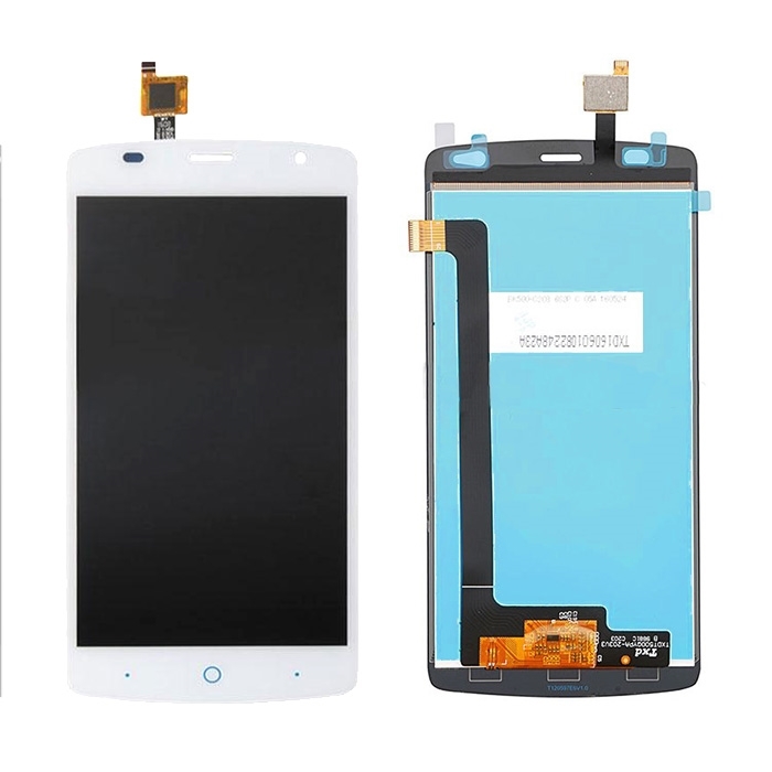 OEM Οθόνη LCD με Μηχανισμό Αφής για ZTE Blade L5 Plus - Χρώμα: Λευκό