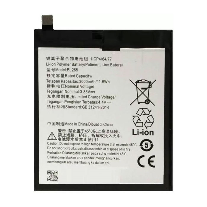 Μπαταρία Συμβατή BL265 για Lenovo X3 Lite A7010 - 3000 mAh bulk