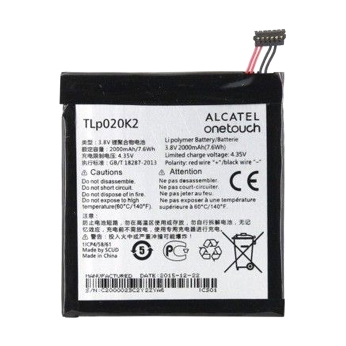 Μπαταρία Alcatel TLp020K2 για 6039 One Touch Idol 3 4.7 - 2000 mAh