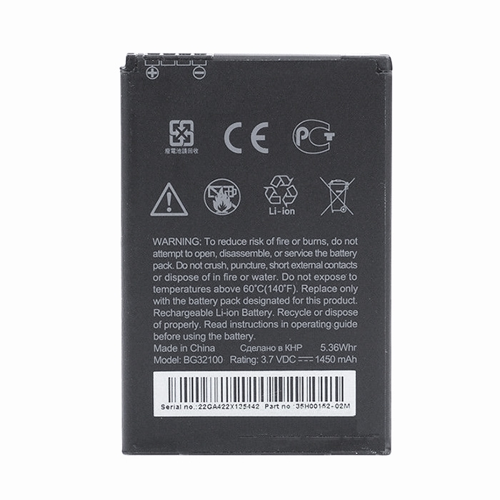 Μπαταρία HTC BG32100 για BA S530/S510E Desire S/S710D Incredible S - 1450 mAh