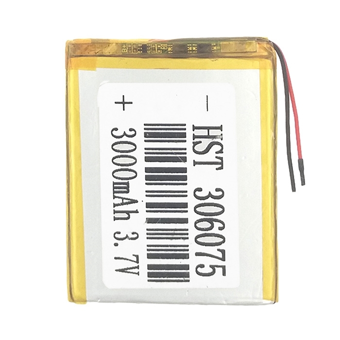 Μπαταρία Universal 7.8x6.4 cm με 2 Καλώδια - 3000 mAh