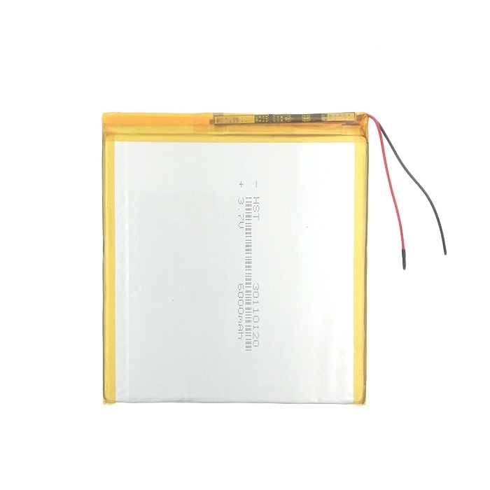 Μπαταρία Universal 16x11 cm με 2 Καλώδια - 6000 mAh