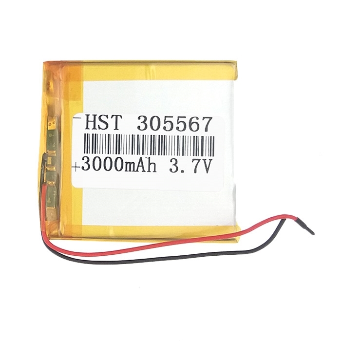 Μπαταρία Universal 6.5x6 cm με 2 Καλώδια - 3000 mAh