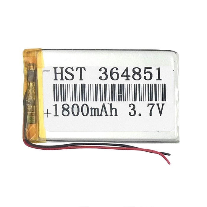 Μπαταρία Universal 6x3.5 cm με 2 Καλώδια - 1800 mAh