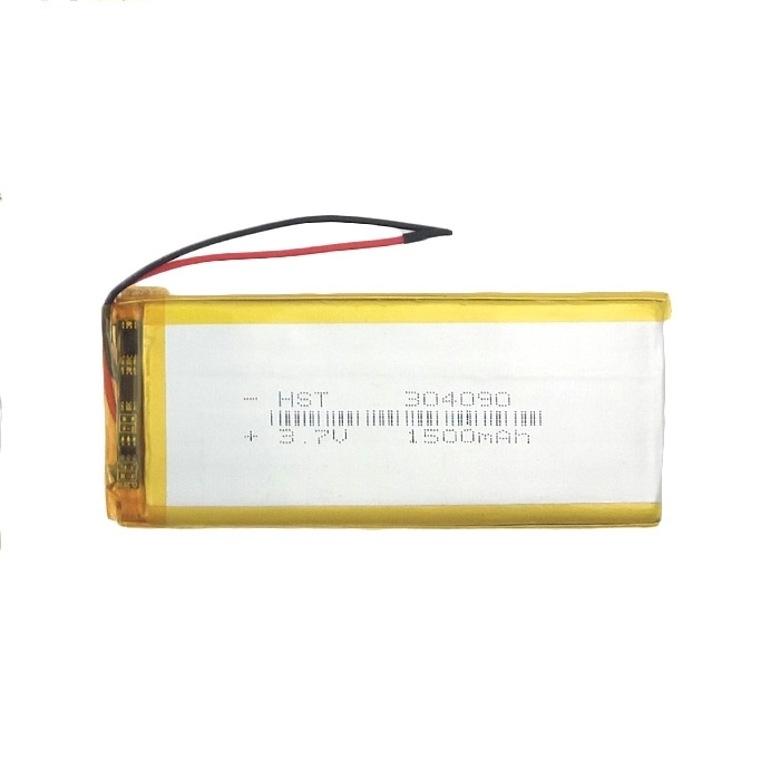 Μπαταρία Universal 9x4 cm με 2 Καλώδια - 1500 mAh