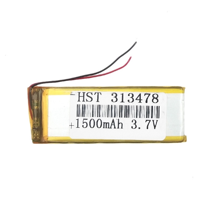 Μπαταρία Universal 8x3 cm με 2 Καλώδια - 1500 mAh