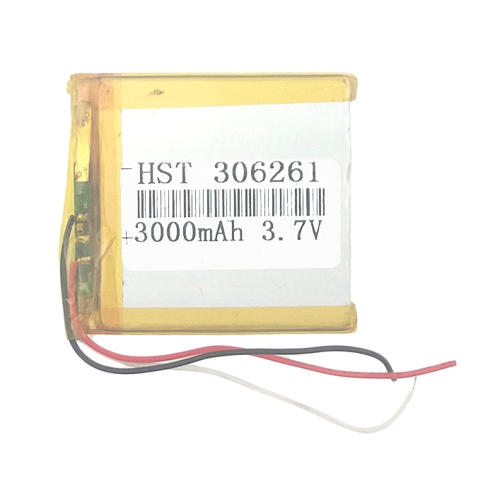 Μπαταρία Universal 6.5x6 cm με 3 Καλώδια - 3000 mAh