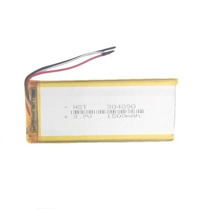 Μπαταρία Universal 9x4 cm με 3 Καλώδια - 1500 mAh