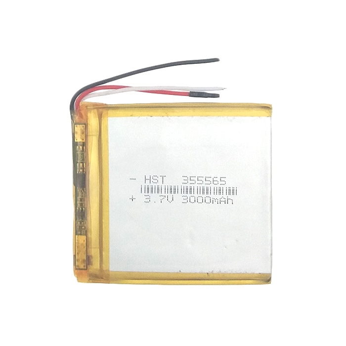 Μπαταρία Universal 6x5.5 cm με 3 Καλώδια - 3000 mAh