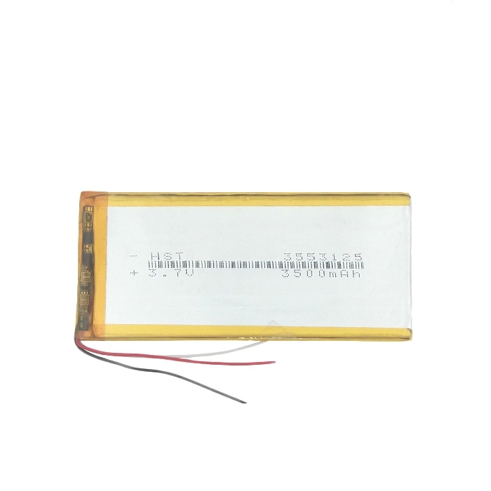 Μπαταρία Universal 9.5x3.5 cm με 2 Καλώδια - 2500 mAh