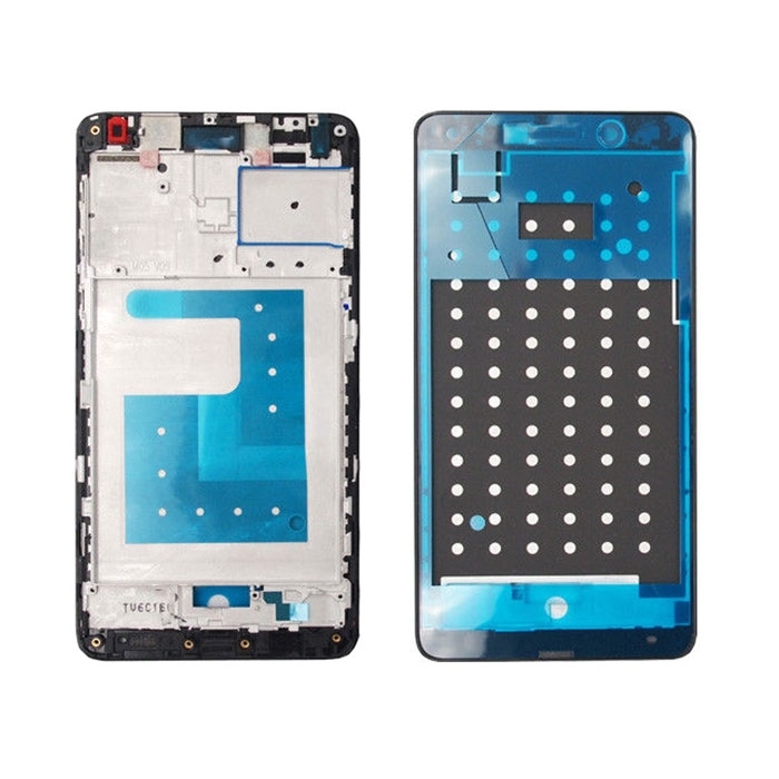 Μπροστινό Πλαίσιο Οθόνης LCD Front Frame για Huawei Honor 6X / Mate 9 Lite - Χρώμα: Μαύρο