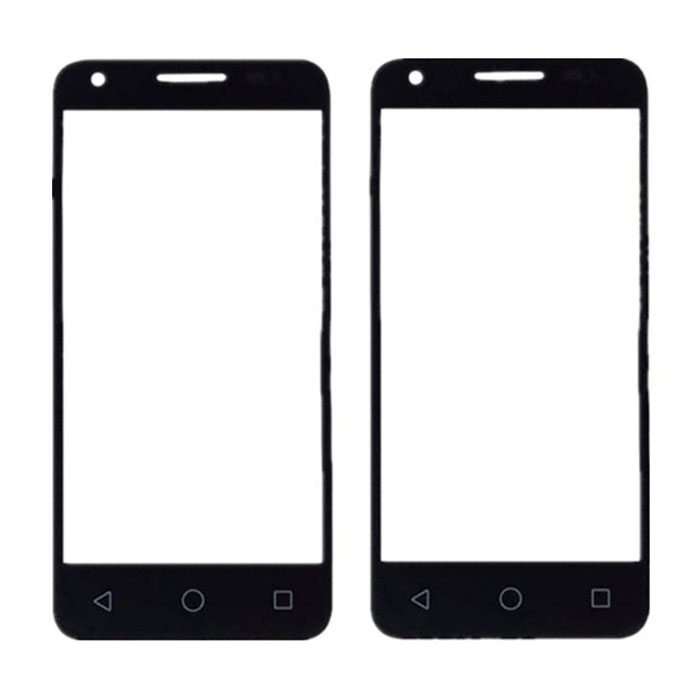 Τζαμάκι Οθόνης Lens για Alcatel One Touch Pixi 3 4.5 4027D 4027X - Χρώμα: Μαύρο