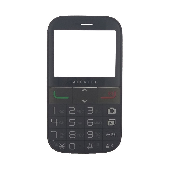 Μηχανισμός αφής Touch Screen για Alcatel 2001X με Πλαίσιο - Χρώμα: Μαύρο
