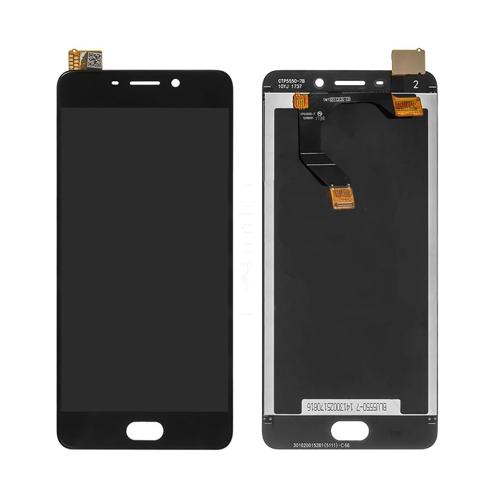 Οθόνη LCD με Μηχανισμό Αφής για Meizu M6 Note - Χρώμα: Μαύρο