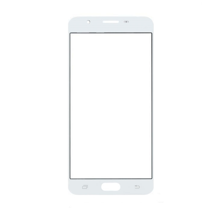 Τζαμάκι οθόνης Lens για Samsung Galaxy J7 2015 J700F - Χρώμα: Λευκό