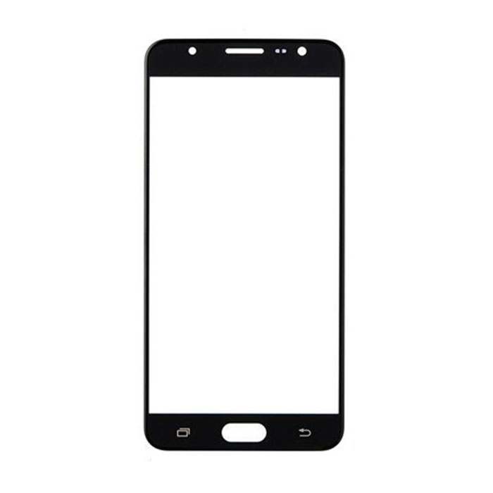 Τζαμάκι οθόνης Lens για Samsung Galaxy J7 2015 J700F - Χρώμα: Μαύρο