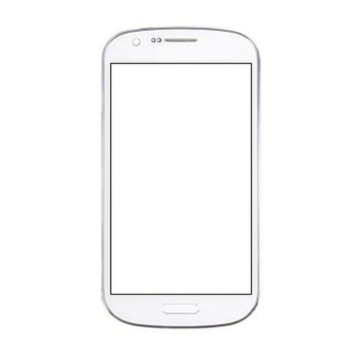 Τζαμάκι οθόνης Lens για Samsung Galaxy Express i8730 - Χρώμα: Λευκό