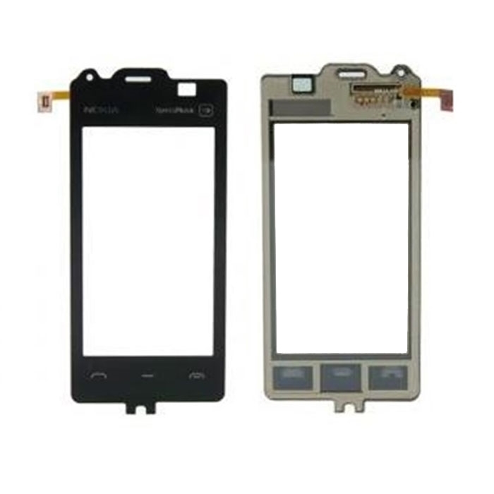 Μηχανισμός Αφής Touch Screen με Πλαίσιο για Nokia 5530 - Χρώμα: Μαύρο