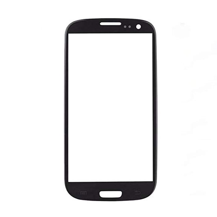 Τζαμάκι οθόνης Lens για Samsung Galaxy S3 i9300 - Χρώμα: Μαύρο