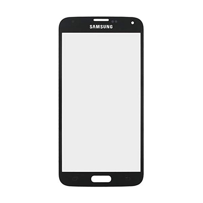 Τζαμάκι οθόνης Lens για Samsung Galaxy S5 G900F - Χρώμα: Μαύρο