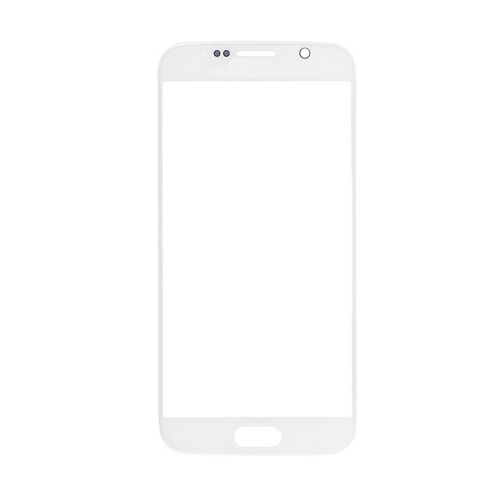 Τζαμάκι οθόνης Lens για Samsung Galaxy S6 G920F - Χρώμα: Λευκό