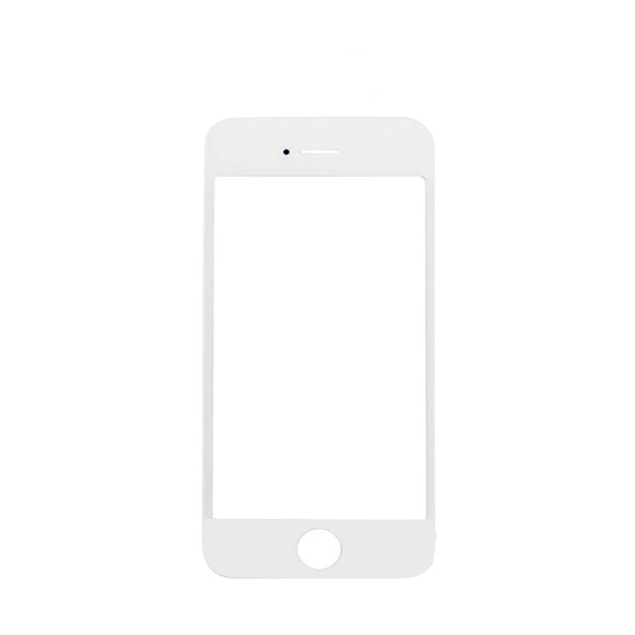 Τζαμάκι οθόνης Lens για iPhone 4/4S - Χρώμα: Λευκό