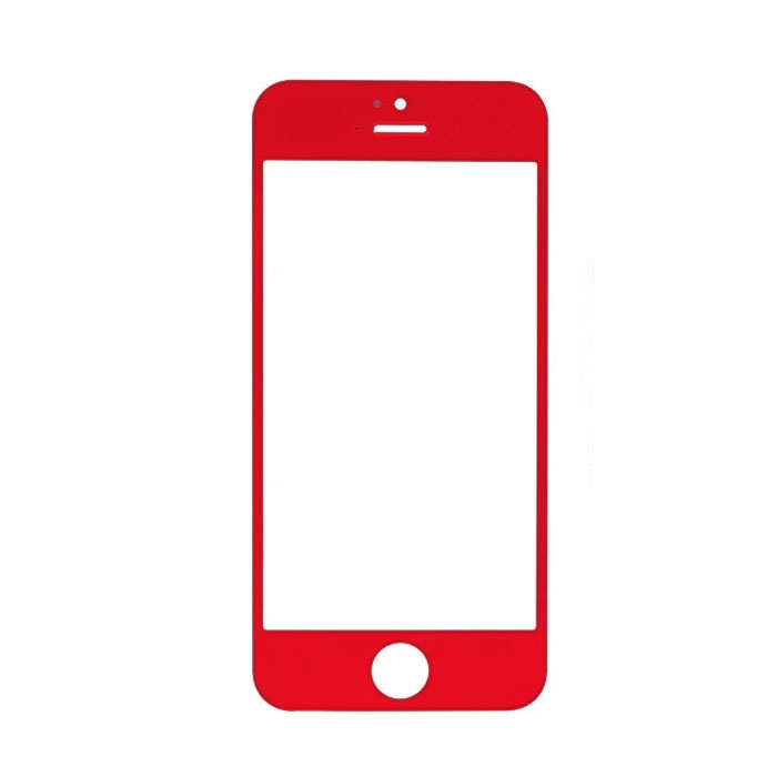 Τζαμάκι οθόνης Lens για iPhone 5/5s - Χρώμα: Κόκκινο