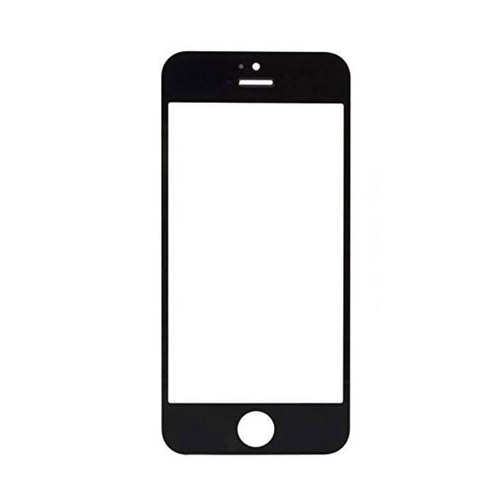 Τζαμάκι οθόνης Lens για iPhone 5/5s - Χρώμα: Μαύρο