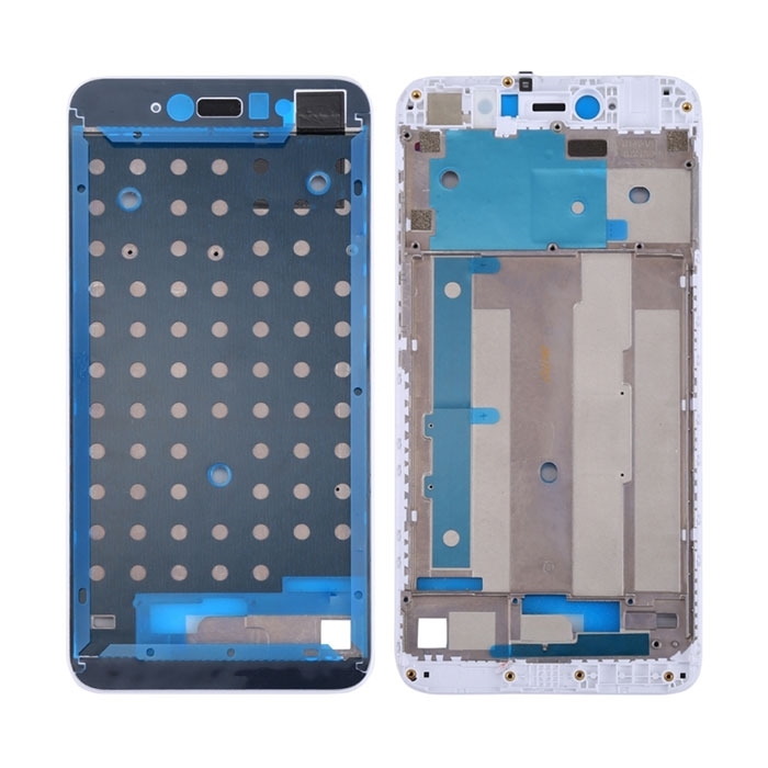 Μπροστινό Πλαίσιο Οθόνης Front LCD Frame για Xiaomi Redmi Note 5A - Χρώμα: Λευκό